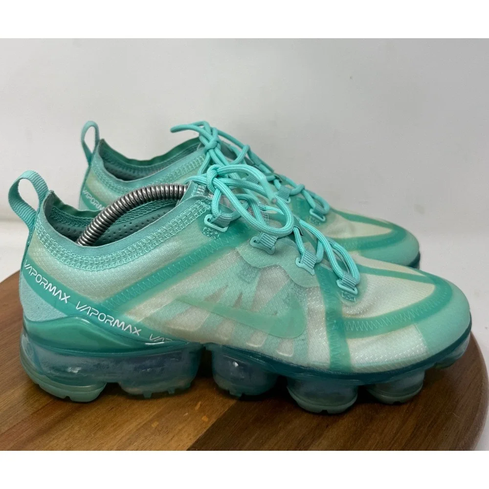 Nike Air VaporMax 2019 Teal Tint Tropical Twist CI9903-300 Womens 7.5
